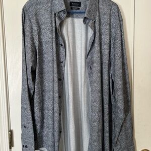 Bugatchi Men's Gray Lightweight Shirt